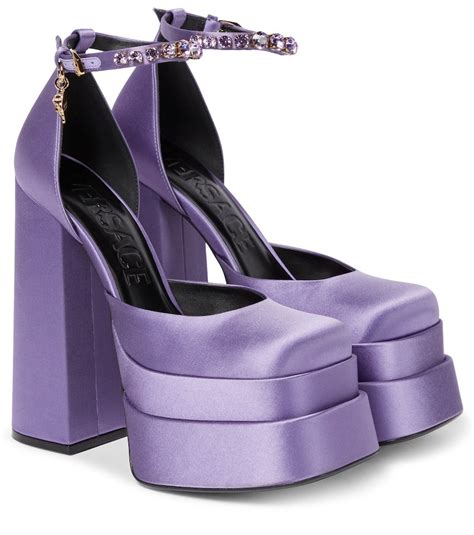 medusa aevitas platform pumps|versace satin platform pumps.